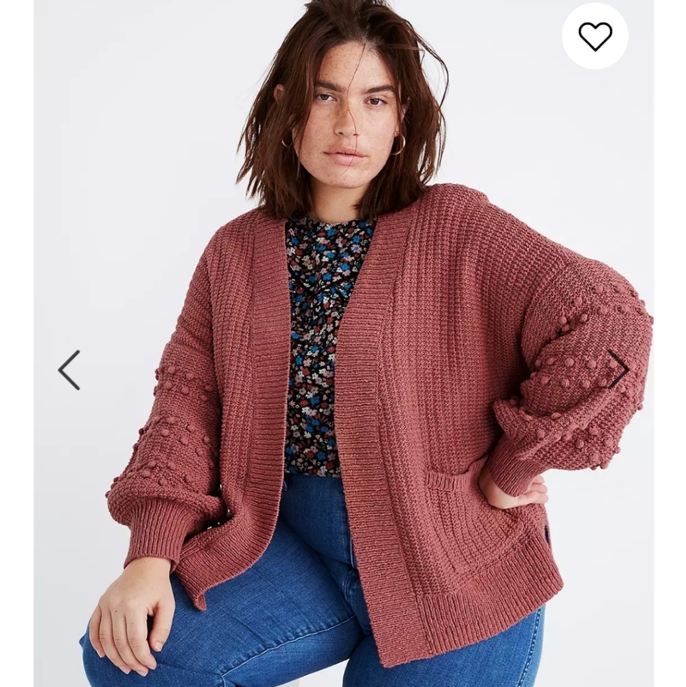 Madewell Bobble Cardigan Sweater
